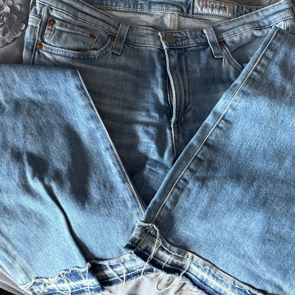 AG Adriano Goldschmied Blue Flare Jeans